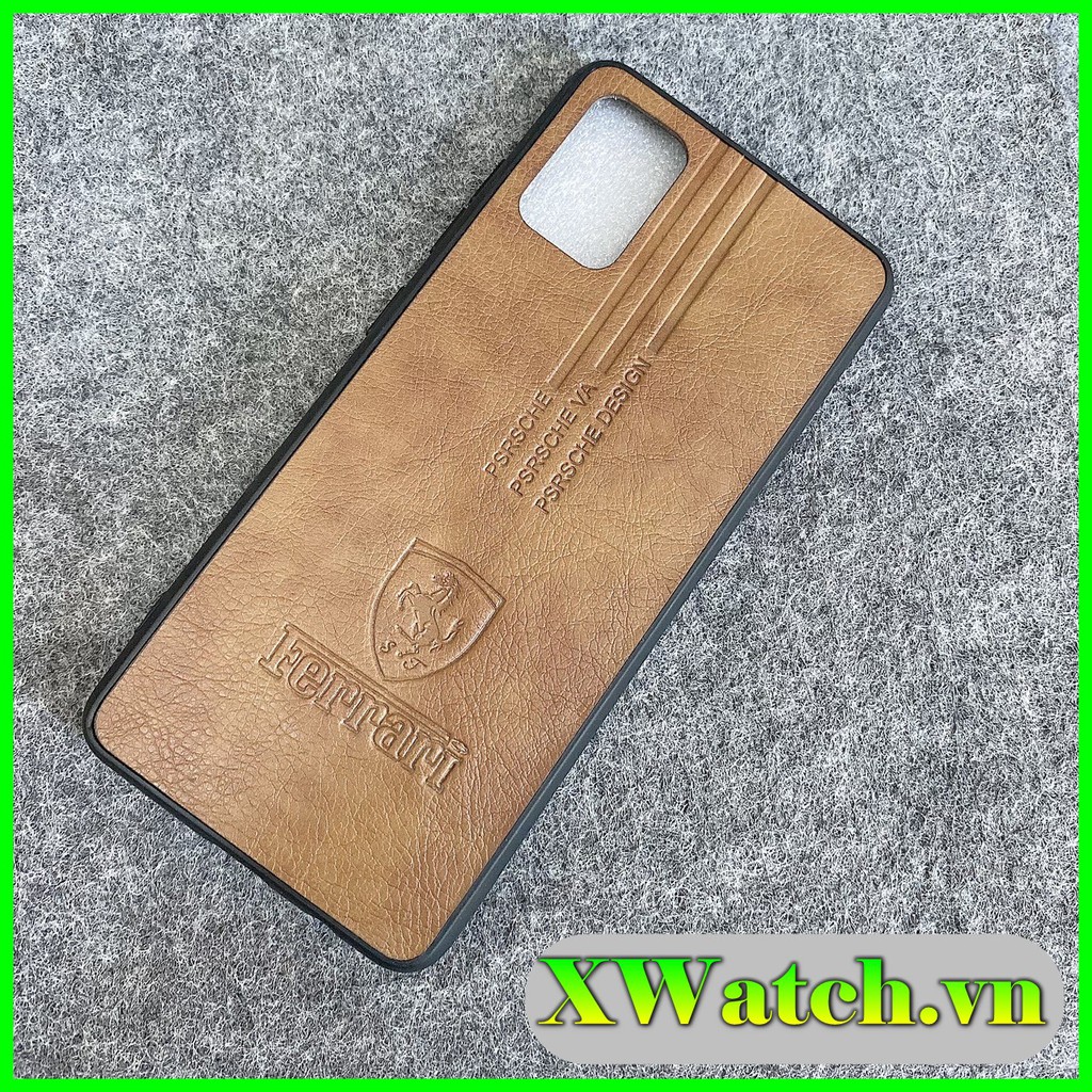 Ốp lưng da Ferari Xiaomi Redmi 10C Mi 11T Redmi 10 K40 gaming Redmi 9Tk40 pro Mi 11 Note 10 Note 10 pro cao cấp