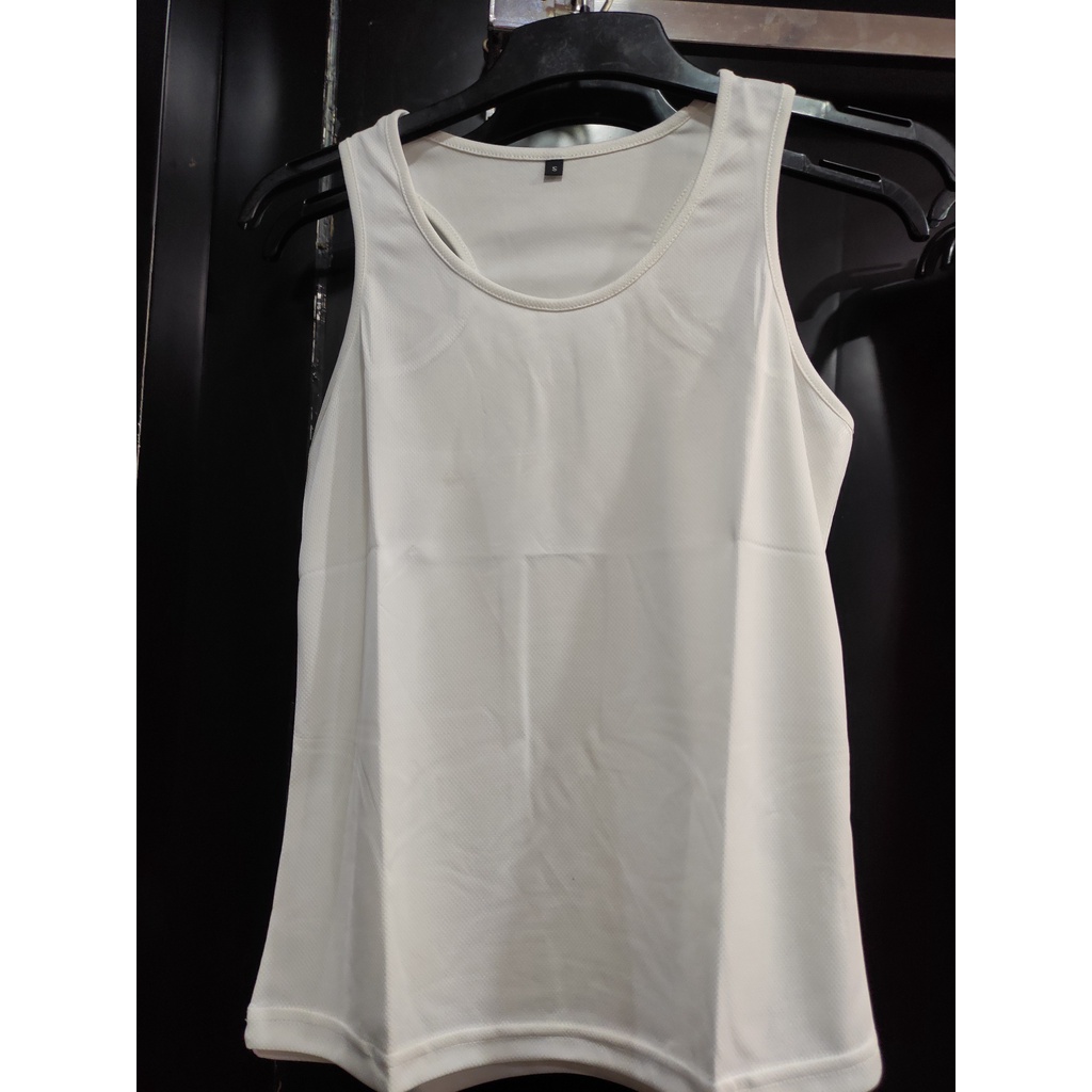 Áo Thun Ba Lỗ Form Nữ tập Gym - Chơi Thể Thao - Màu Trắng - Vải Hạt Mè - Mềm mịn, Thoáng mát - Hàng VN Chất lượng Cao