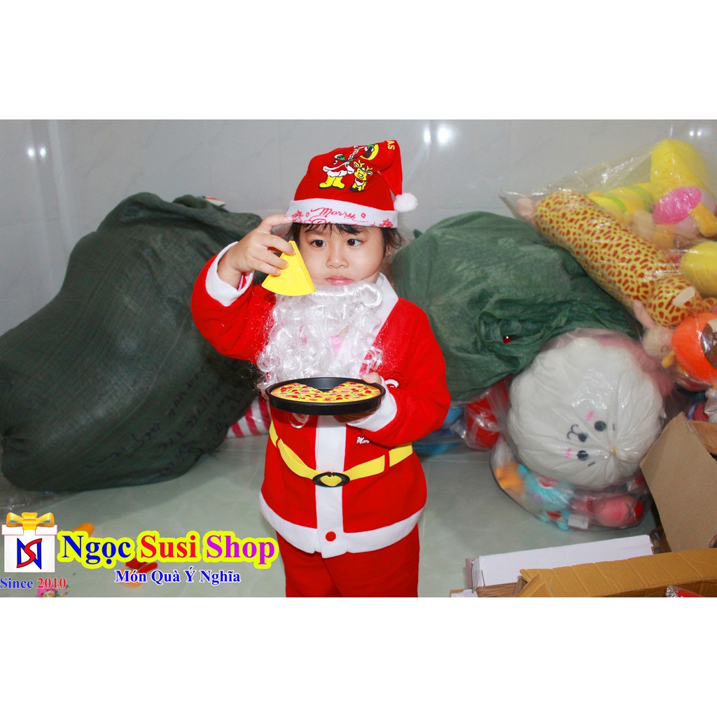 [ẢNH THẬT] BỘ ĐỒ ÔNG GIÀ NOEL CHO BÉ Từ 1 - 11 Tuổi CHẤT VẢI NỈ LOẠI 1 - QUẦN ÁO NOEL CHO BÉ [BÁN LẺ GIÁ SỈ]