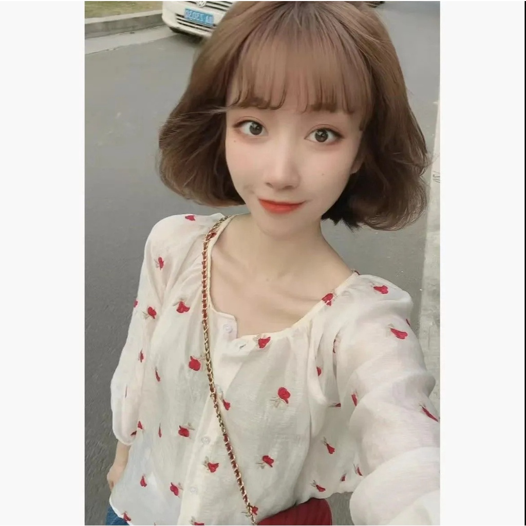 Áo Sơ Mi Nữ Tay Dài Thêu Hoa Chống Nắng Bảo Vệ