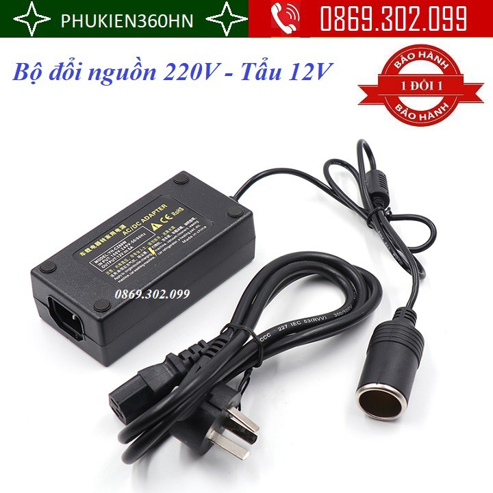 Bộ đổi nguồn 220V - Tẩu 12V