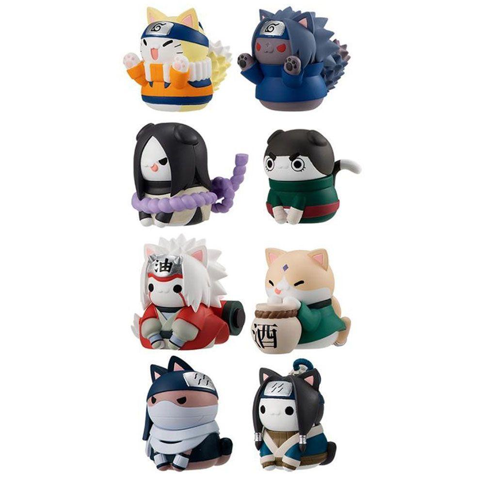 DARNELL Set 8 Mô Hình Nhân Vật Phim Hoạt Hình Naruto