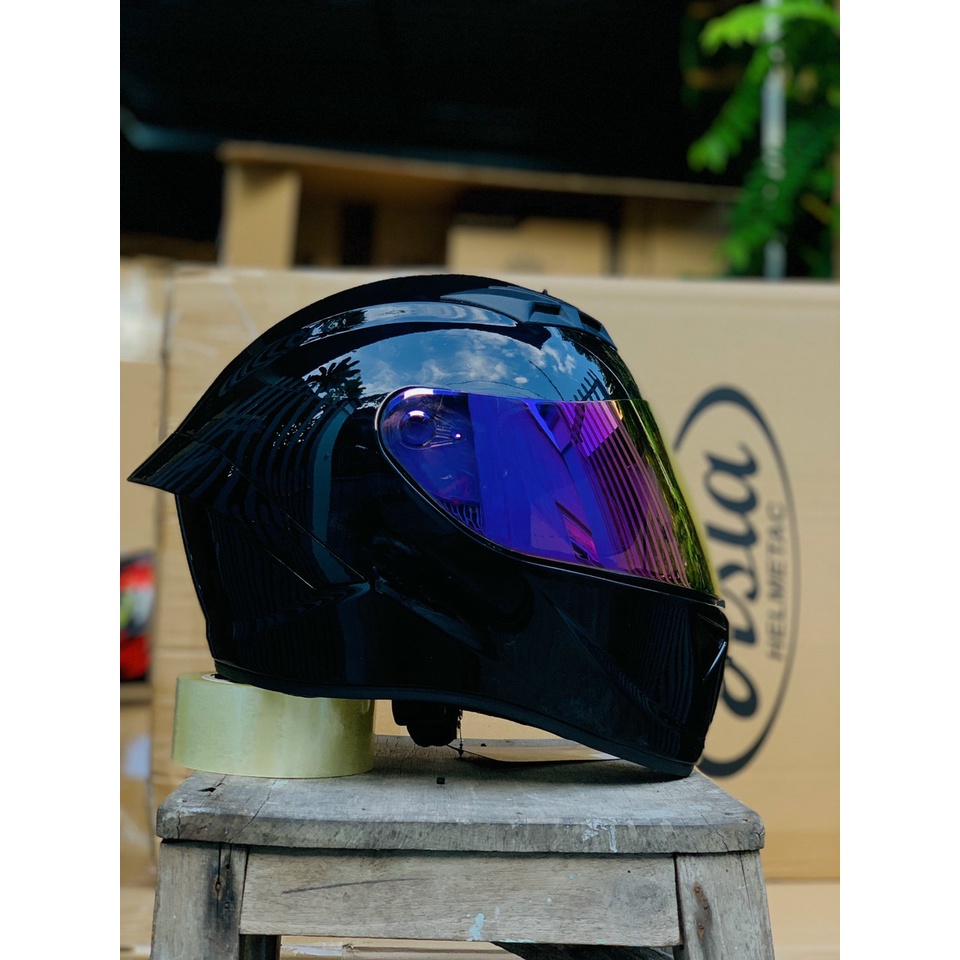 Nón bảo hiểm Fullface 2 kính M266 màu đen