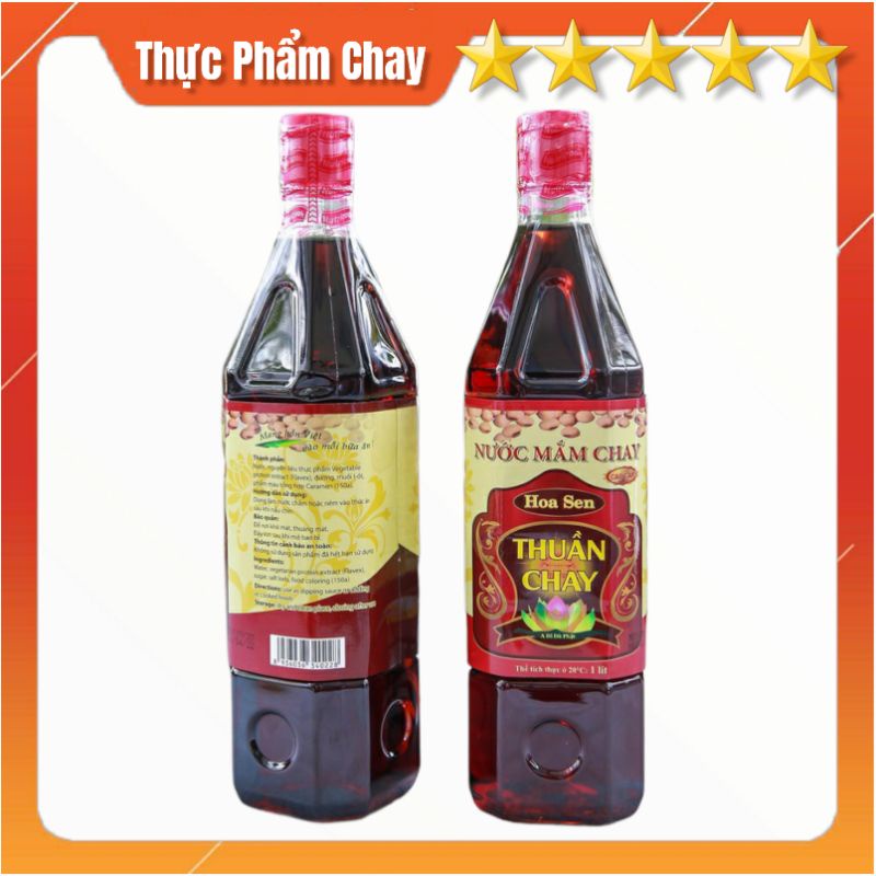 Nước Mắm Thuần Chay Hoa Sen 1000ml