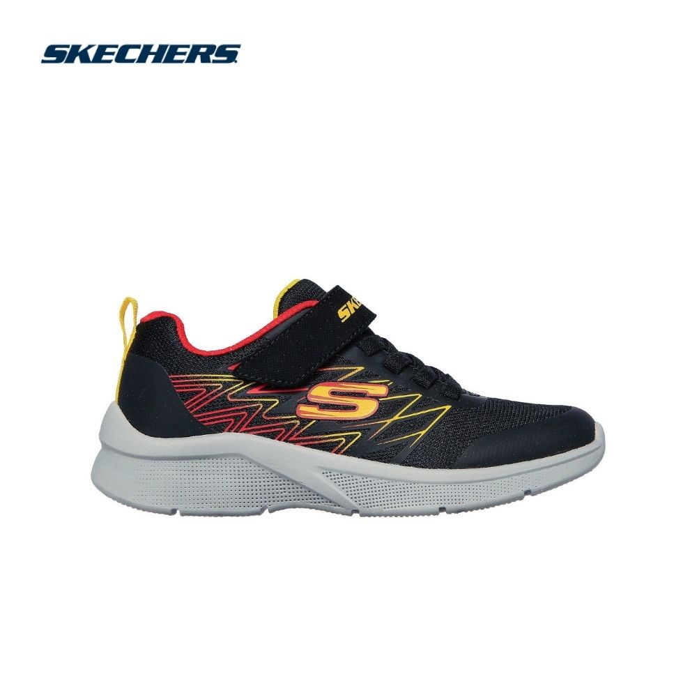 Giày sneaker bé trai Skechers Microspec - 403770L-BKRD