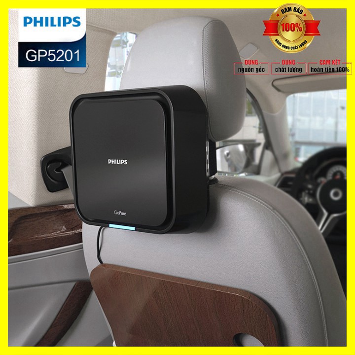 [ BẢO HÀNH 12 THÁNG]  Máy lọc không khí, khử mùi trên xe ô tô, xe hơi cao cấp Philips GP5201 công suất 3W