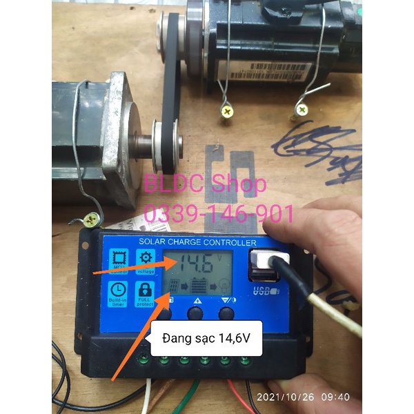 Điện Gió, Suối 12v - 60v dùng SERVO JAPAN chuyên phát điện