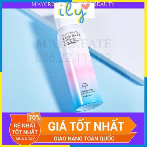 Xịt Chống Nắng Maycreate Hàng Nội Địa Trung ILY