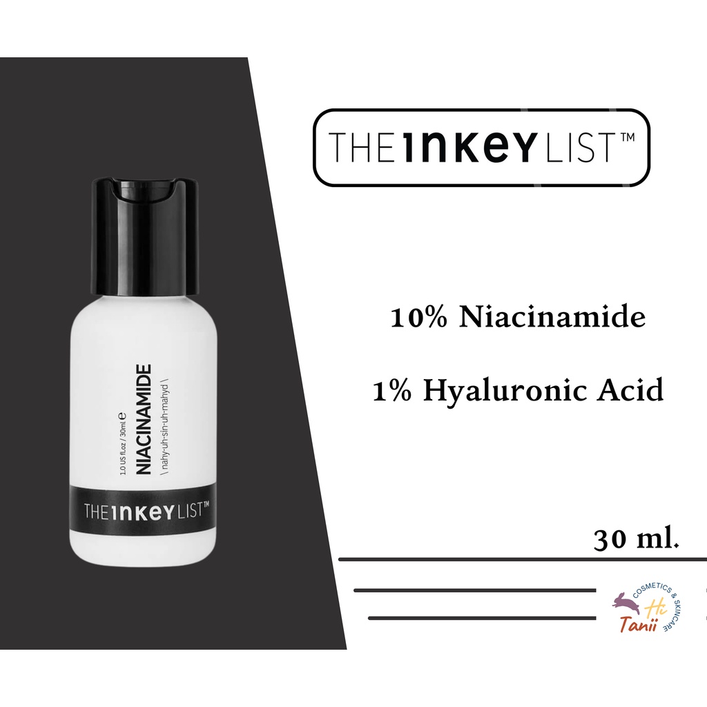 Serum giảm mụn kiềm dầu mờ thâm The Inkey List Niacinamide