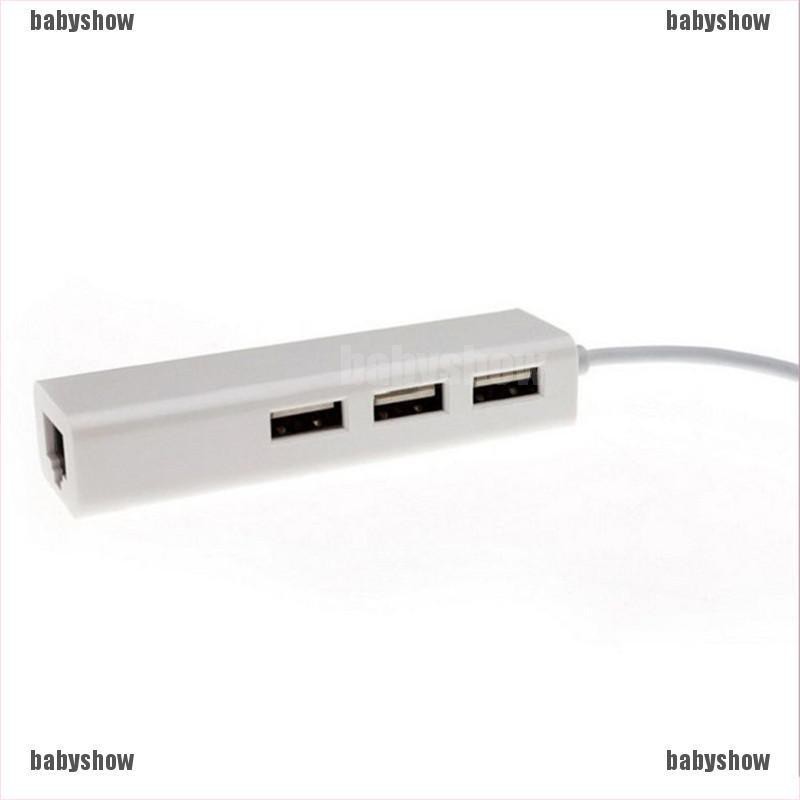 Bộ chuyển đổi mạng từ USB 2.0 sang mạng LAN/RJ45 có 3 cổng USB 2.0 tiện dụng | BigBuy360 - bigbuy360.vn