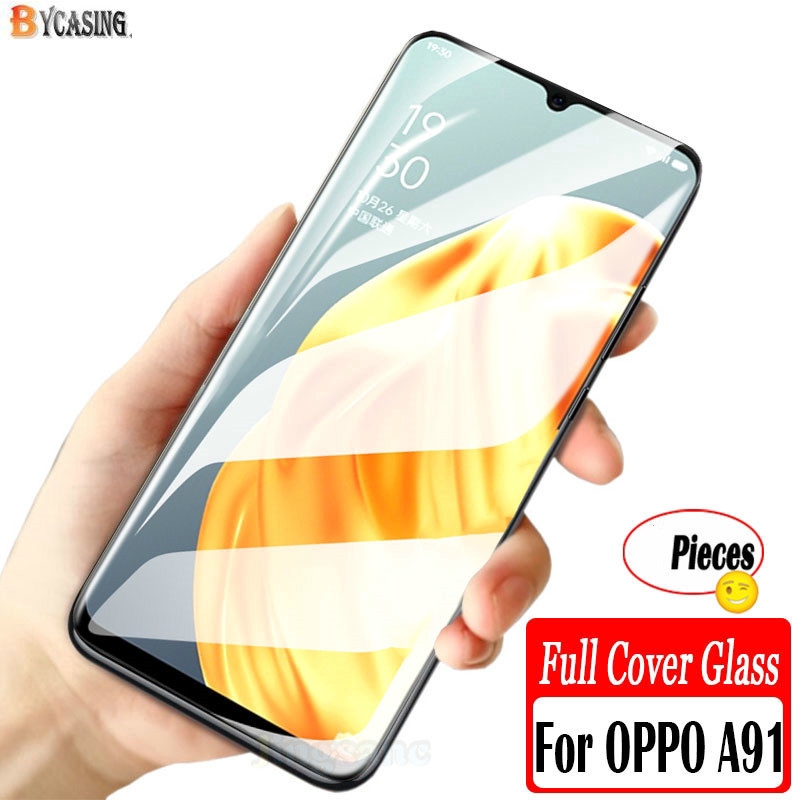 Kính Cường Lực Bảo Vệ Màn Hình Toàn Diện Cho Oppo A91 A31 2020 A8 A5 2020 Oppo Find X2 Pro A5S A3S
