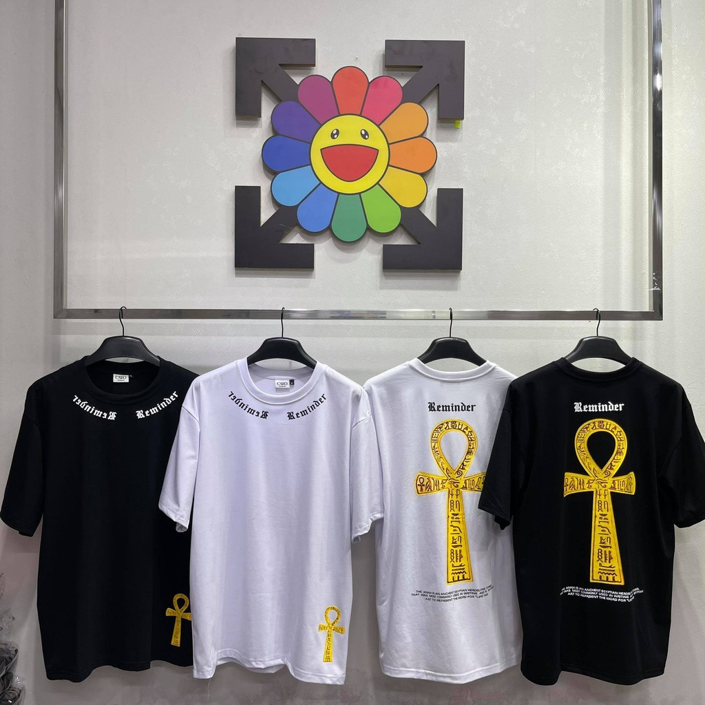 Áo thun tay lỡ Reminder ANKH T-Shirt Nam nữ cotton Kun Shop