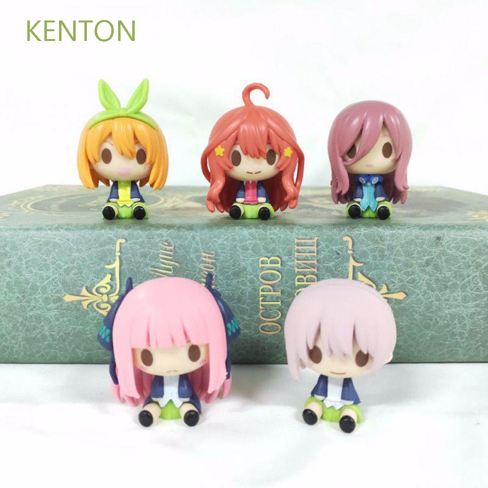 Set 5 Mô Hình Nhân Vật Anime Nakano Miku Bằng Pvc