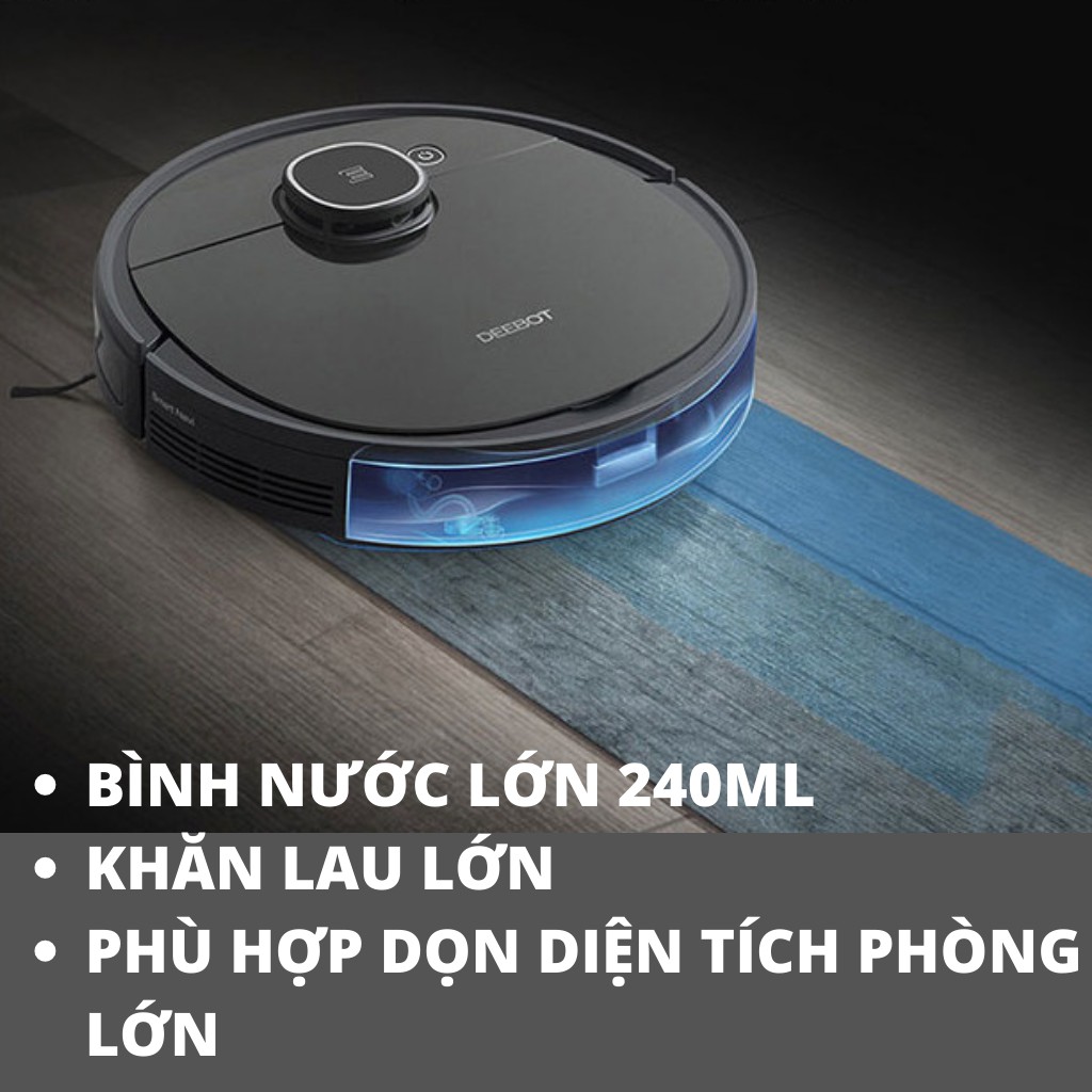 Robot Hút Bụi Lau Nhà Ecovacs T5 Hero - T5 Max -T5 POWER Thava Shop BH 12 Thang