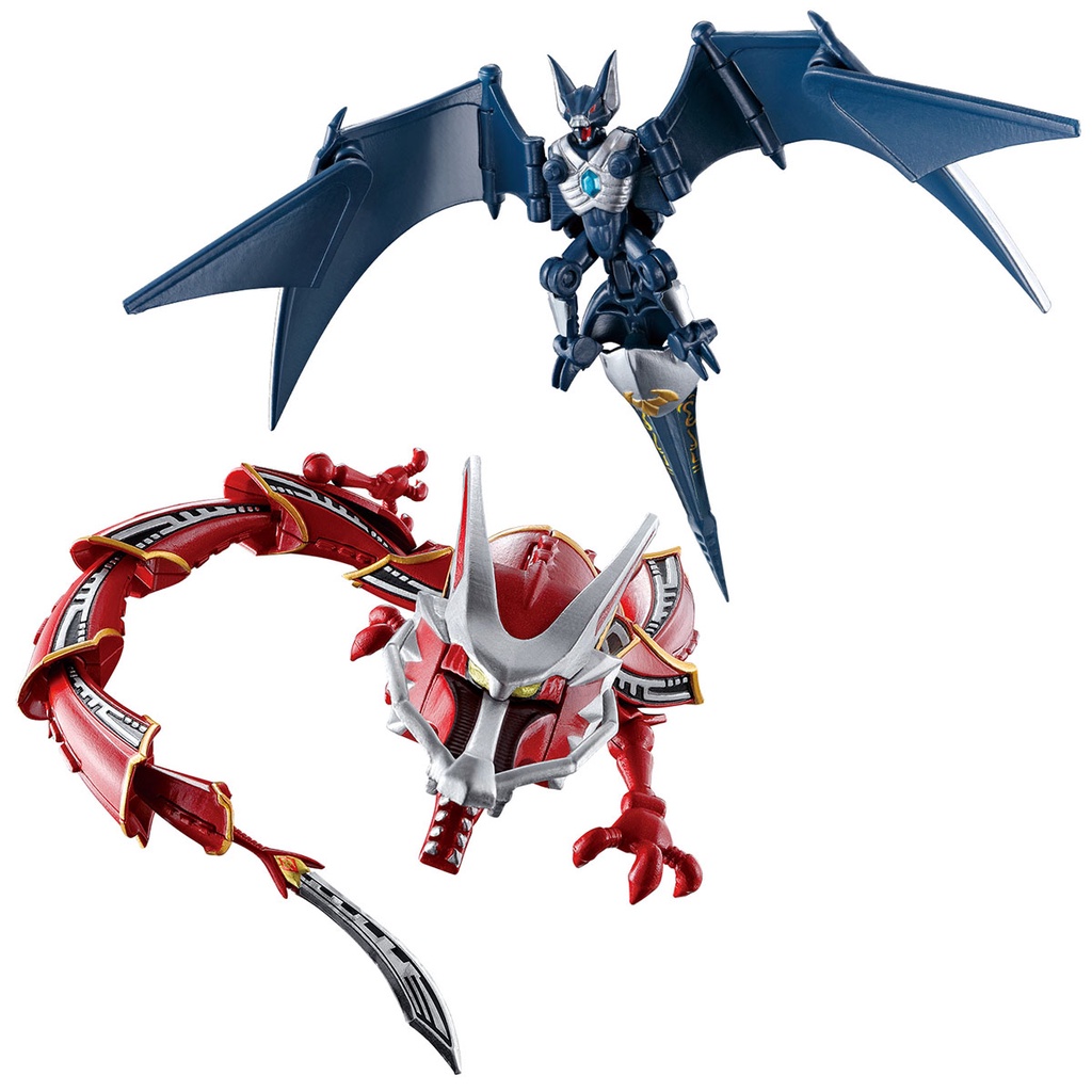 Mô hình lắp ráp Shokugan - BANDAI - SODO Chronicle Kamen Rider Ryuki Dragredder và Blackwing