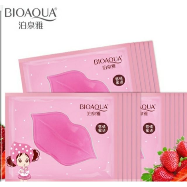 Mặt nạ ngủ môi Bioaqua dưỡng hồng trị,thâm môi
