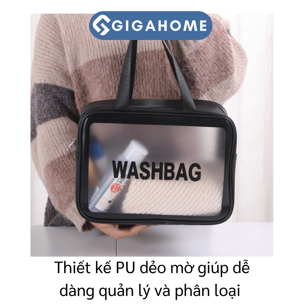 Túi Đựng Mỹ Phẩm, Đồ Trang Điểm GIGAHGOME Đi Du Lịch Chống Thấm Nước Loại Lớn 31x22cm 9414
