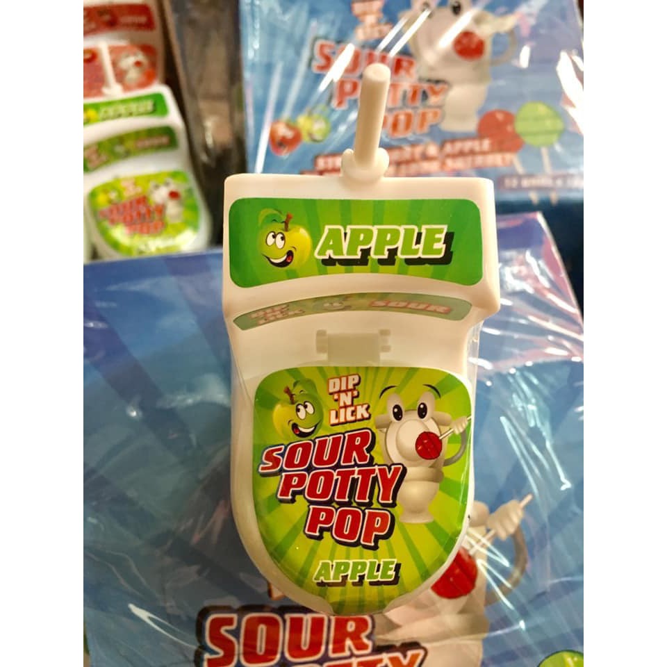 [hot] Kẹo Mút Bồn Cầu Sour Flush 39g - Mỹ