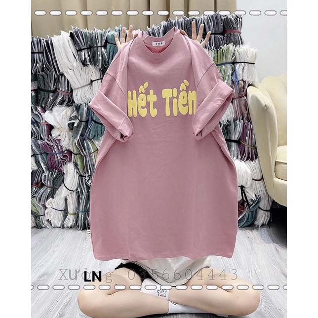 Áo Thun Tay Lỡ Hêt Tiên Form Unisex Nam Nữ Chất Cotton Cao Cấp ( kèm ảnh thật )