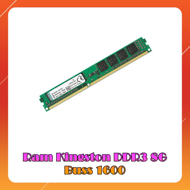 Ram Kingston DDR3 8G chính hãng - còn bảo hành Phong Vũ