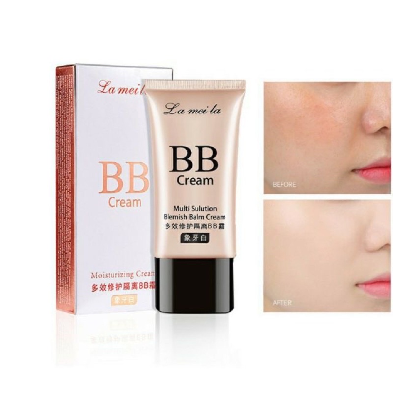 Kem nền Lameila BB Cream che phủ khuyết điểm Mang lại màu da đều màu Kiểm soát độ bóng nhờn