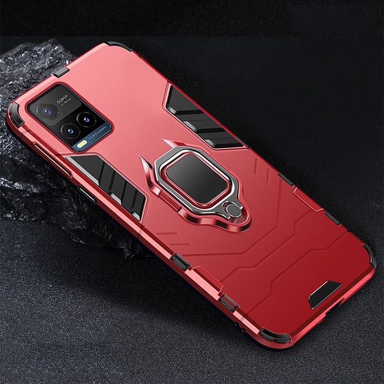 Ốp lưng iron man chống sốc kèm iring chống lưng cho vivo y20, y22, y12s,y21,y21s,y19,y55,y16 ,v23e, y33s,Y53s,y51,Y02s