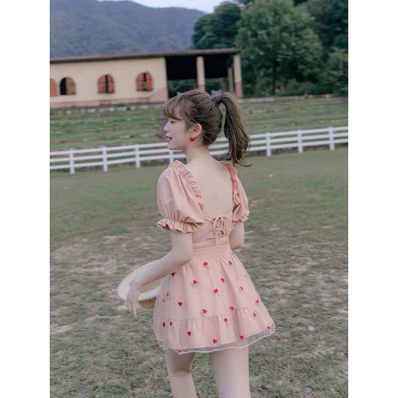 Bikini Đồ Bơi Nữ Quảng Châu Dạng Váy Kèm Quần Có Mút Ngực Và Quần Sexy Kín Đáo Xịn Đẹp K4-B6 | BigBuy360 - bigbuy360.vn