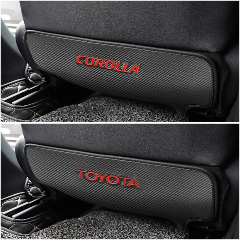 Đệm Bảo Vệ Ghế Ngồi Xe Hơi Bằng Sợi Carbon Chống Đá Cho TOYOTA Corolla Cross Altis 12th Generation