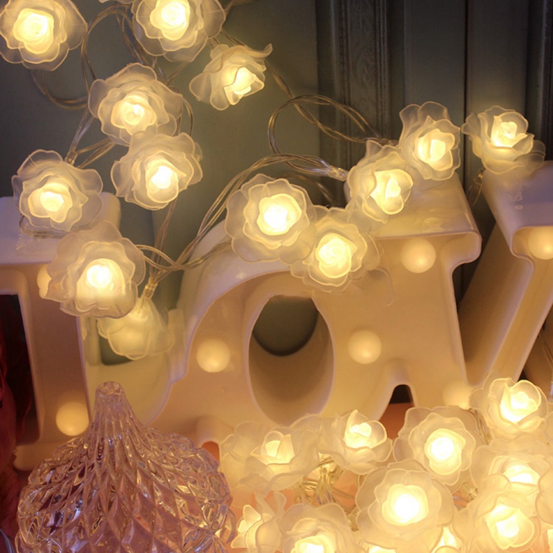 Dây đèn led trang trí hình hoa hồng dài 1.5/ 3m
