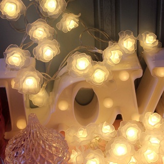 Rose Flower String Light LED Romantic Fairy Light Wedding Party String Lights