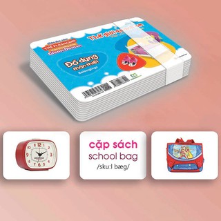 Flashcard Glenn Doman - Thế Giới Quanh Em: Đồ Dùng Thân Thiết