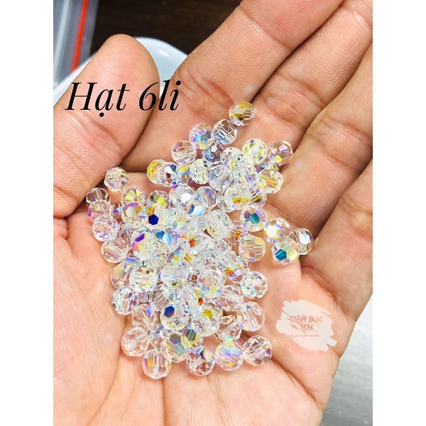 HỘT PHA LÊ LẺ DÁT LỚN TỪ 6-12MM CHÍU LÉ MẮT RÁNG CHỊU