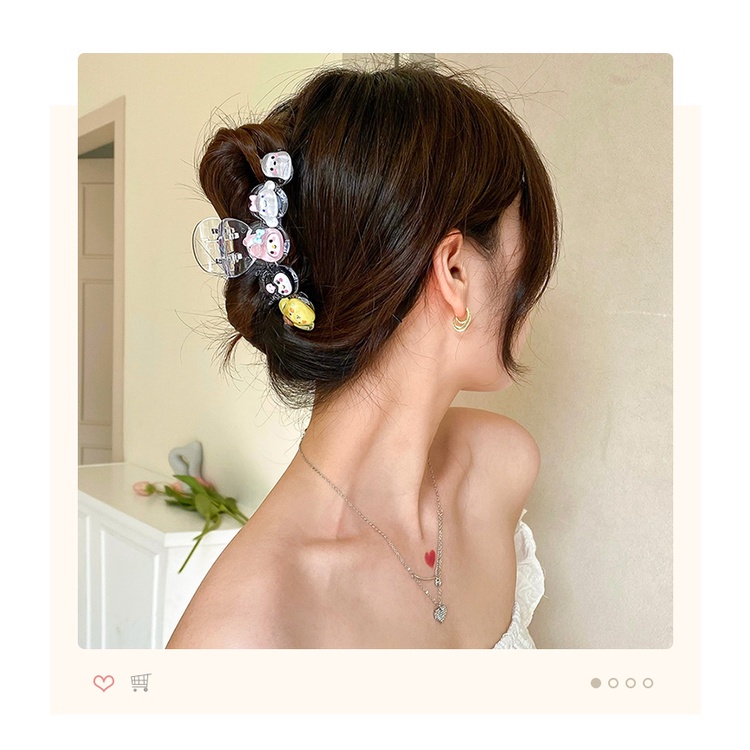 Kẹp Tóc Họa Tiết Cá Mập Dễ Thương Thời Trang Mùa Hè Cho Nữ