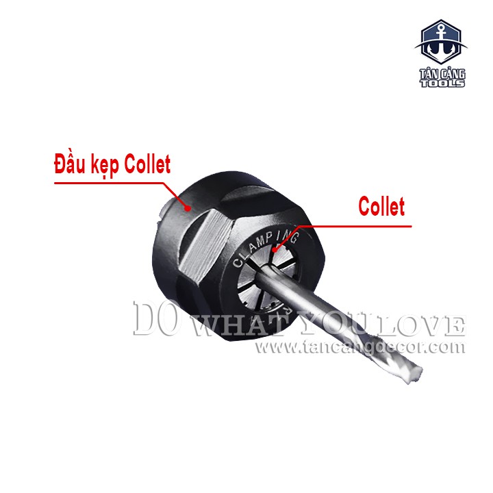 Collet CNC Huhao ER20 ( Nhiều Cỡ Kẹp )