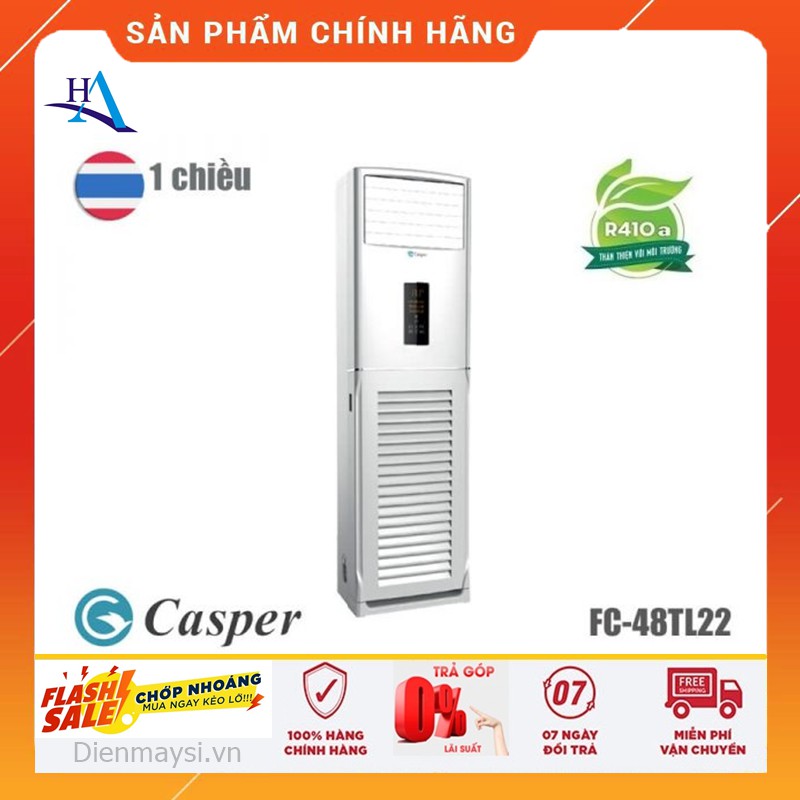 Máy lạnh tủ đứng Casper 5 Hp FC-48TL22 (Miễn phí giao tại HCM-ngoài tỉnh liên hệ shop)