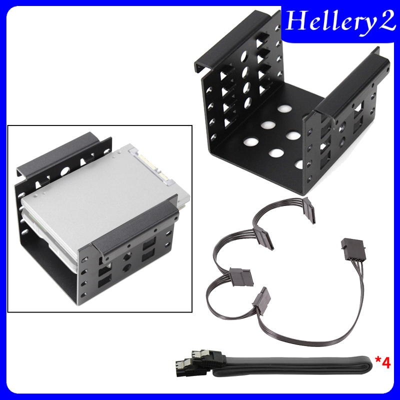 Khay Đựng Ổ Cứng Ssd Hdd 4-bay 2.5 Inch Sang 3.5 Inch | BigBuy360 - bigbuy360.vn