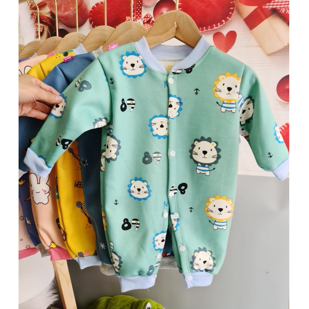Body nỉ bông cho bé trai và bé gái từ sơ sinh đến 10kg