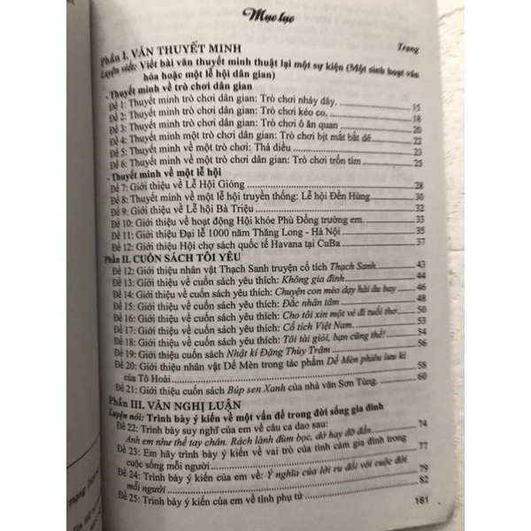 Sách - Hướng dẫn Nói và Viết Văn nghị luận biểu cảm, thuyết minh Lớp 6