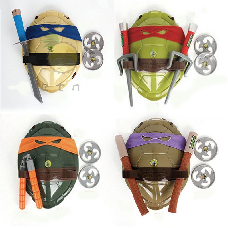 Teenage Mutant Ninja Turtles Weapons Toys TMNT Turtles Armor Shell Toy Movie Toys Kids Brinquedos Birthday Gifts