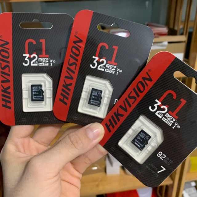 Thẻ Nhớ Micro SD Hikvision 32Gb , 64gb Class 10 , Tốc độ 92 Mb/s  Hàng Chính hãng - Bảo hành 24 tháng