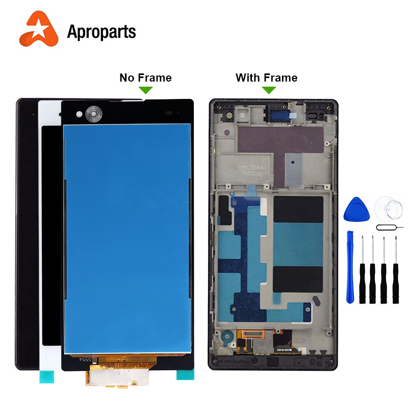 Màn hình LCD gốc cho Sony Xperia C3 D2533 Hiển thị màn hình cảm ứng Lắp ráp + Công cụ