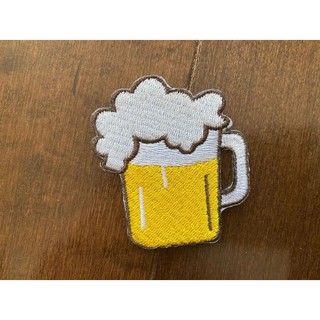 Miếng ủi thêu ly bia, patch ủi thêu, miếng dán ủi thêu, patch ủi thêu beer