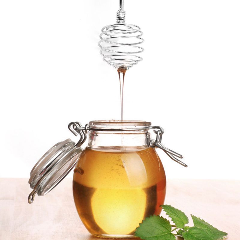 Set 6 Que Khuấy Mật Ong Bằng Thép Không Gỉ