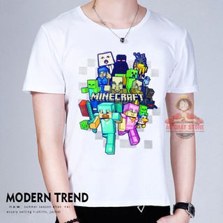 Áo Thun MINECRAFT Siêu Đẹp - Áo Minecraft Mẫu Mới MC11 cao cấp