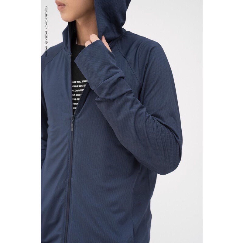 Áo Chống Nắng Nam Thông Hơi Túi Khoá,Mũ Trùm Đầu