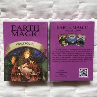 【ready stock】Magic Oracle Cards Earth Magic:read Fate Tarot Card Game For Personal Use Board