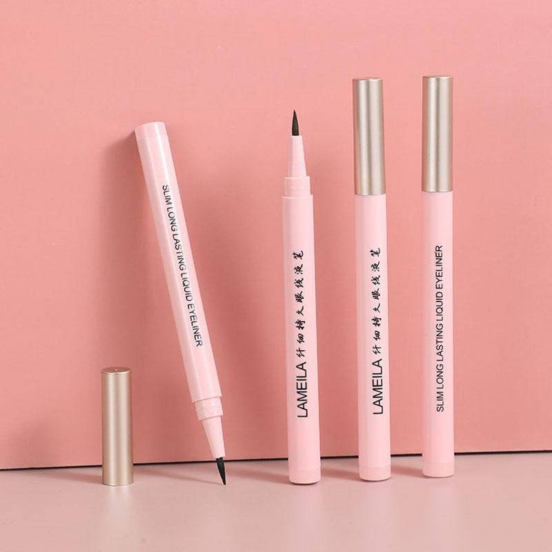 Bút Kẻ Mắt Nước Màu Đen Sắc Tố Cao Tự Nhiên Kháng Nước Lâu Trôi