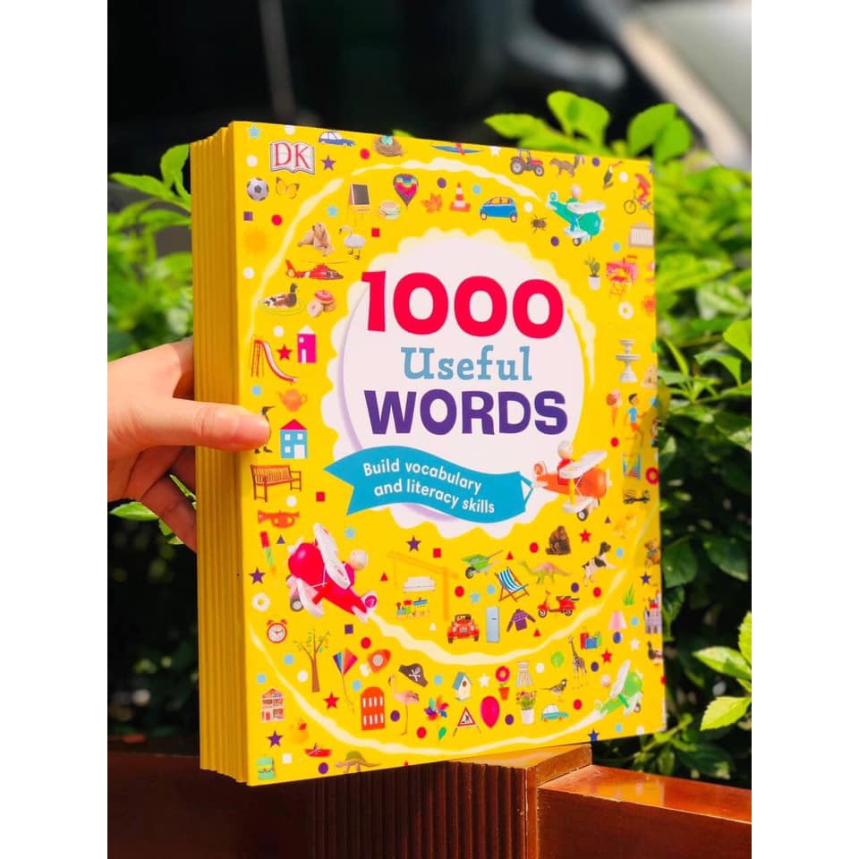 Sách 1000 usefull words Á Châu Books 1000 từ vựng Tiếng Anh cơ bản tặng kèm file nghe