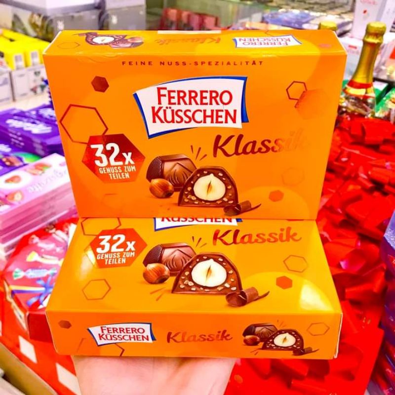 Kẹo Socola Ferrero Kusschen nhân hạt dẻ