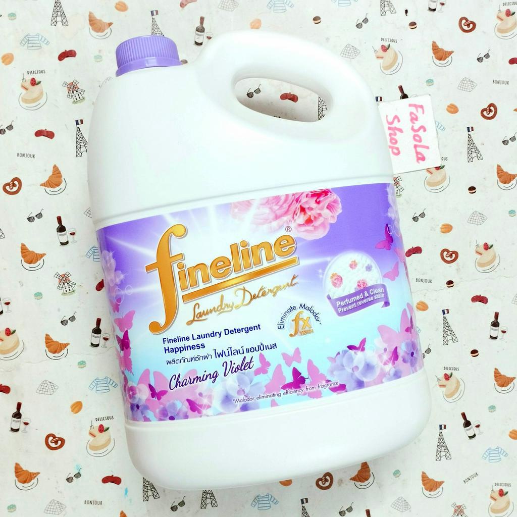[ĐỐNG ĐA, HN - HỎA TỐC] Nước giặt xả FINELINE 3000ml Thái Lan hương hoa hồng tím xanh đen vàng nắp chữ Neo quần áo bám m
